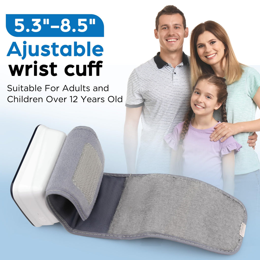 Automatic Wrist Blood Pressure Monitor with Adjustable Cuff and 120 Memory V70172