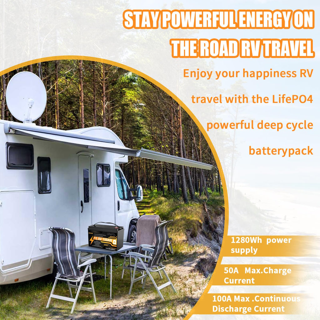 12V 100Ah LiFePO4 Deep Cycle Battery K21349