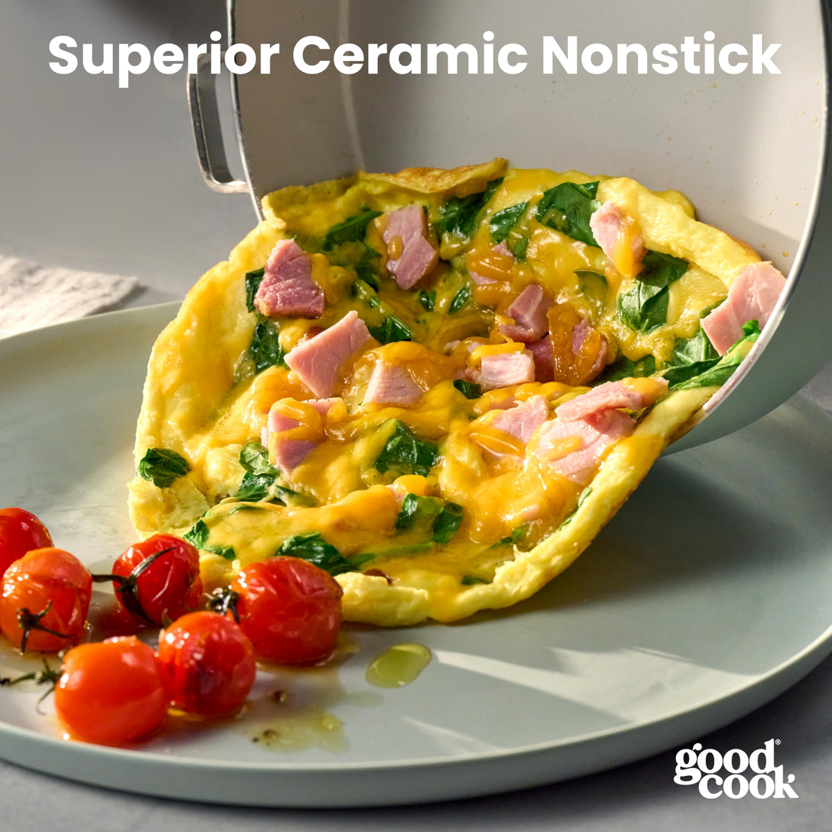 7 Piece Ceramic Nonstick Cookware Set D566365