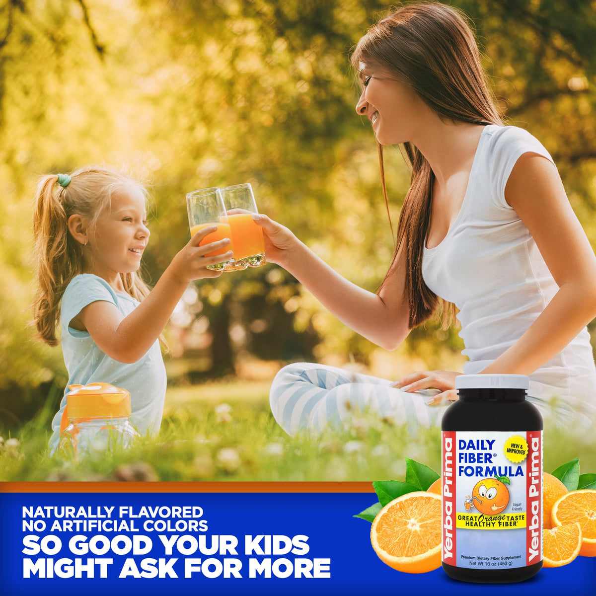 Orange Daily Fiber Formula 1 pound Gluten Free V884