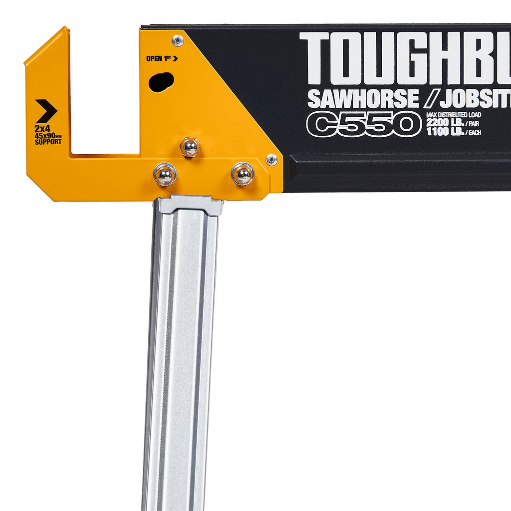 Folding Sawhorse & Jobsite Table 2-Pack B53170