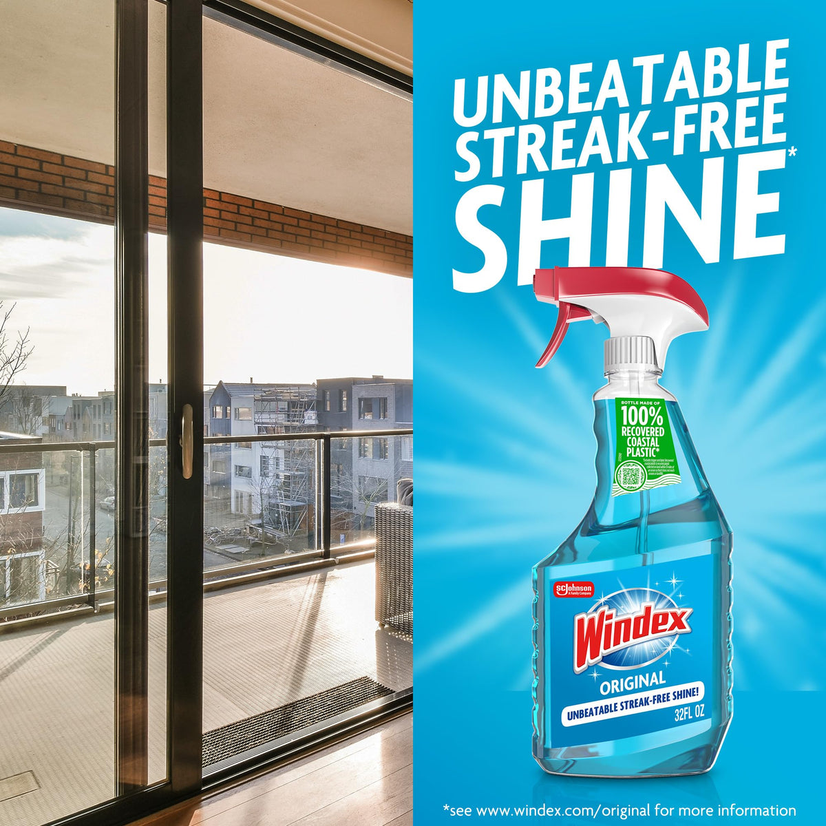 Glass & Window Cleaner Spray Bottle 23 oz M702
