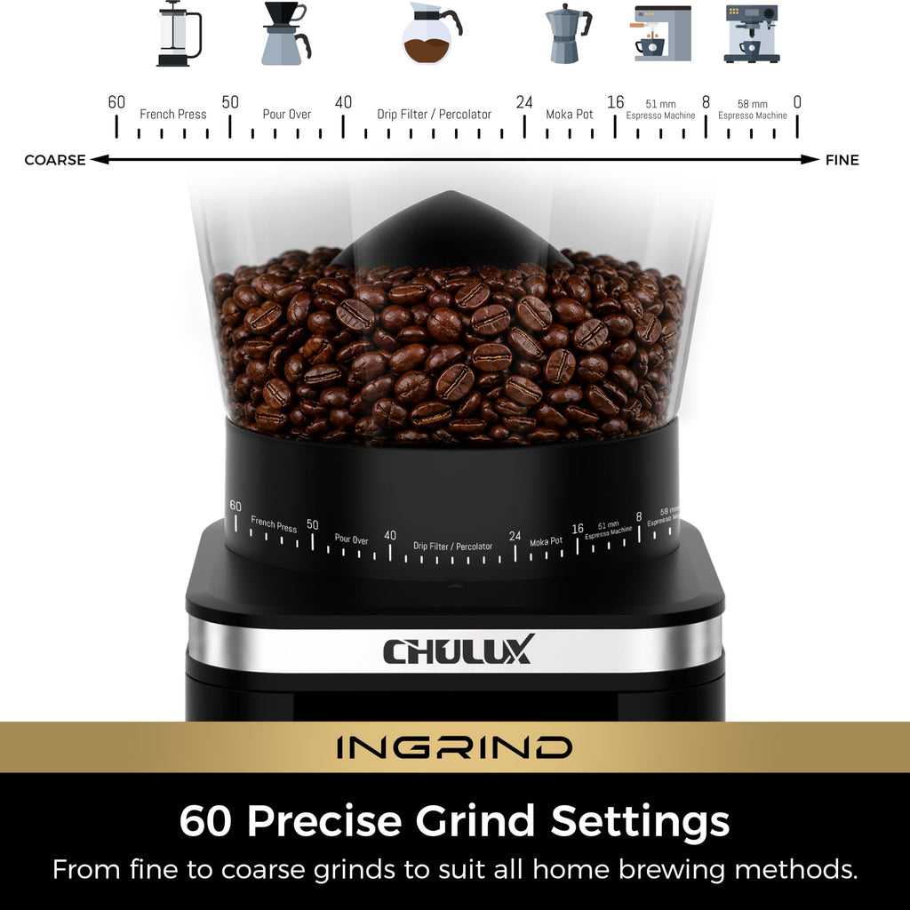 Espresso Machine with Conical Burr Coffee Grinder U994619