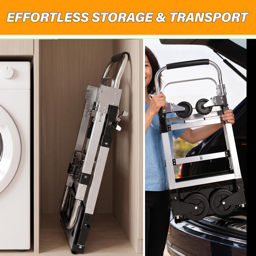 3 in 1 Convertible Folding Hand Truck with 2 Straps Z660