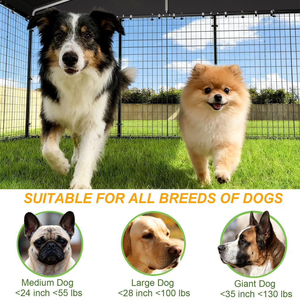 10 x 10 x 6 FT Outdoor Dog Kennel A9335