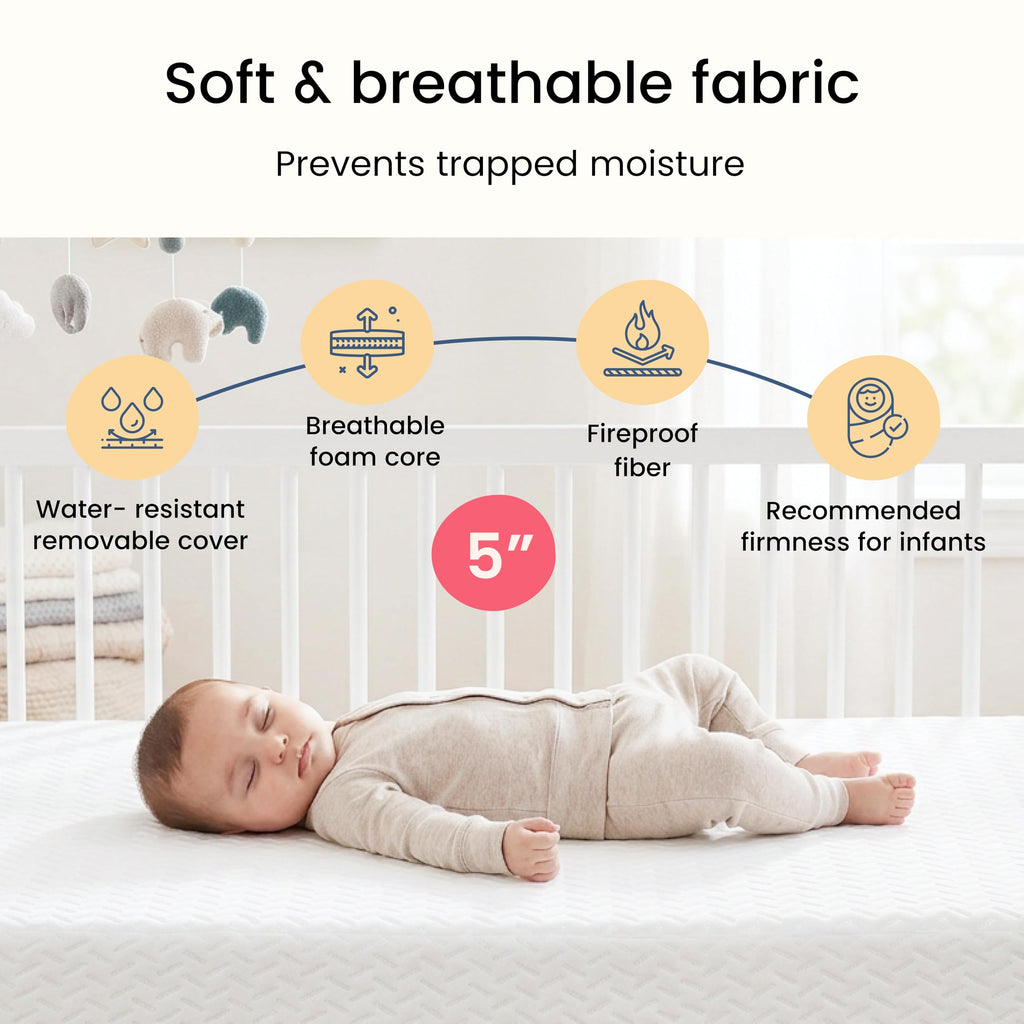2-in-1 Crib & Toddler Mattress K126835