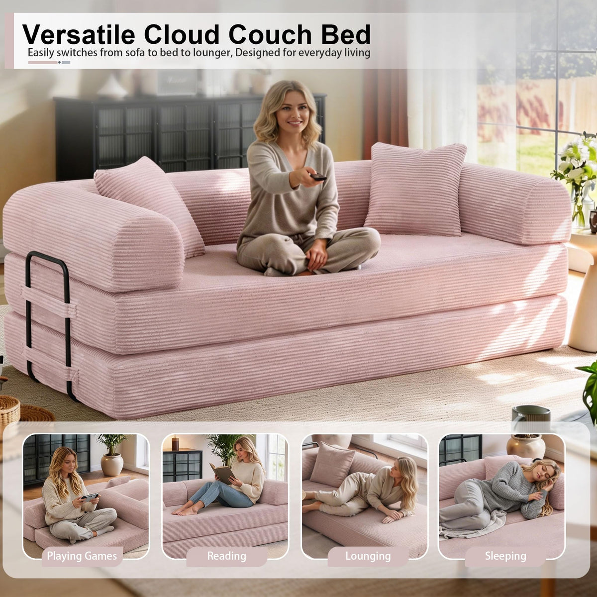 78 inch Sofa Bed Sleeper Couch T636