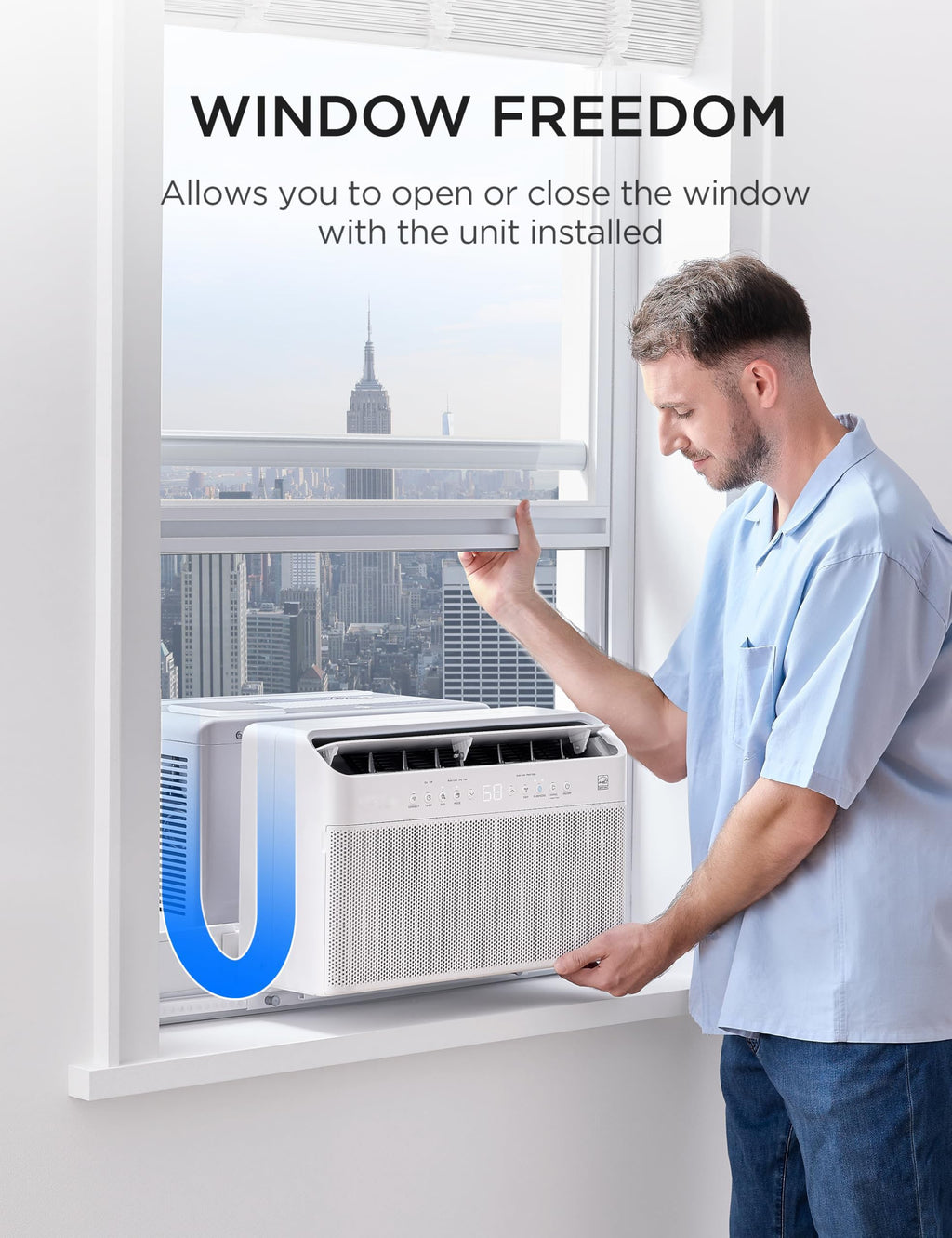U-Shaped Window Air Conditioner L8148