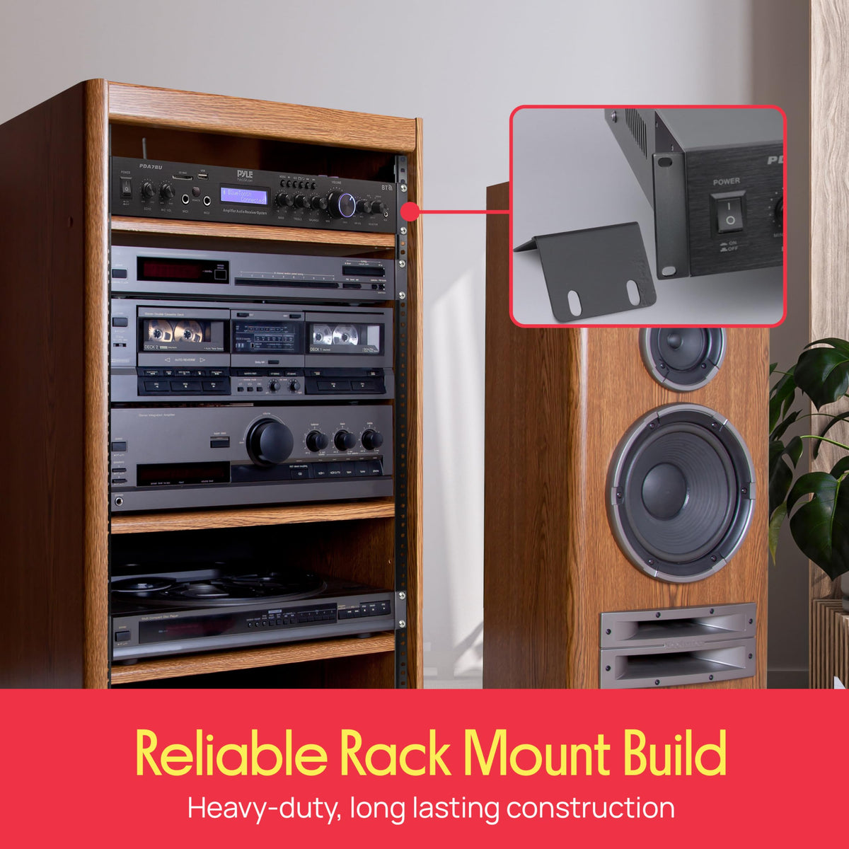 5 Channel Rack Mount Bluetooth Amplifier Receiver K368