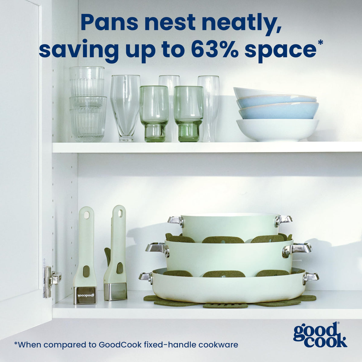 7 Piece Ceramic Nonstick Cookware Set D566365