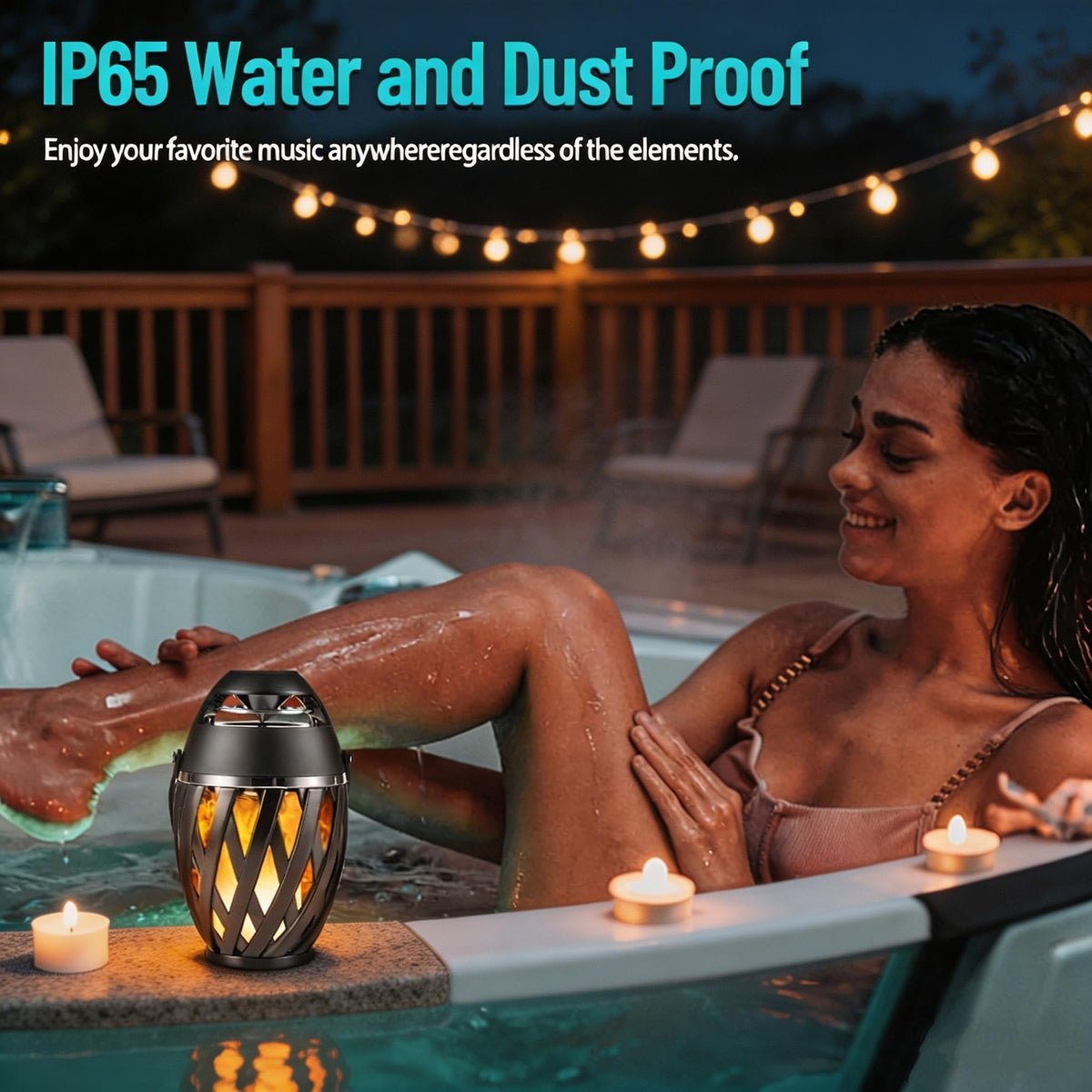 2 Pack Waterproof Wireless Bluetooth Outdoor Speakers X294