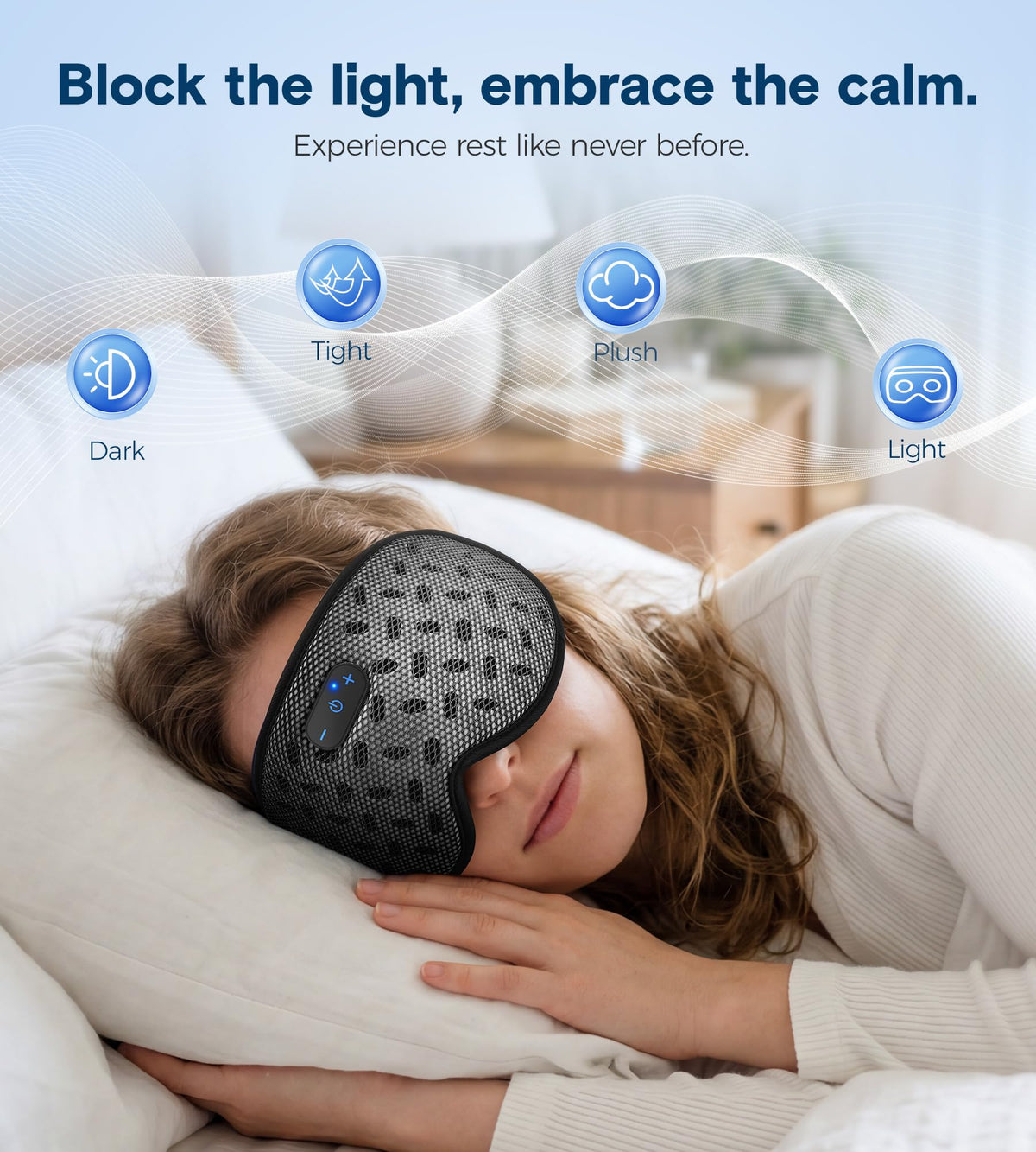 Bluetooth Cooling Weighted Sleep Mask A84291