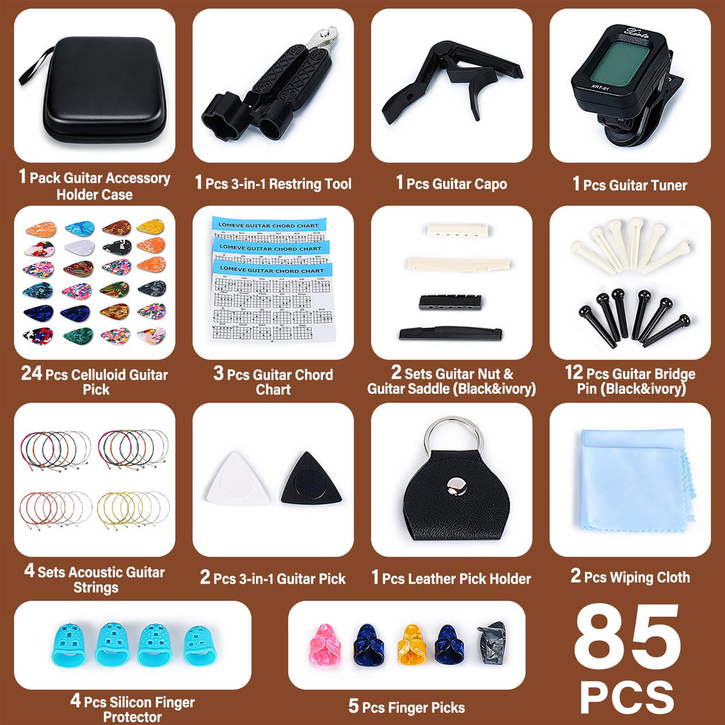85PCS Guitar Accessories Kit Z71960