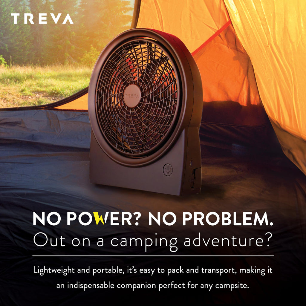 Rechargeable Battery Powered 3-Speed Personal Fan A300