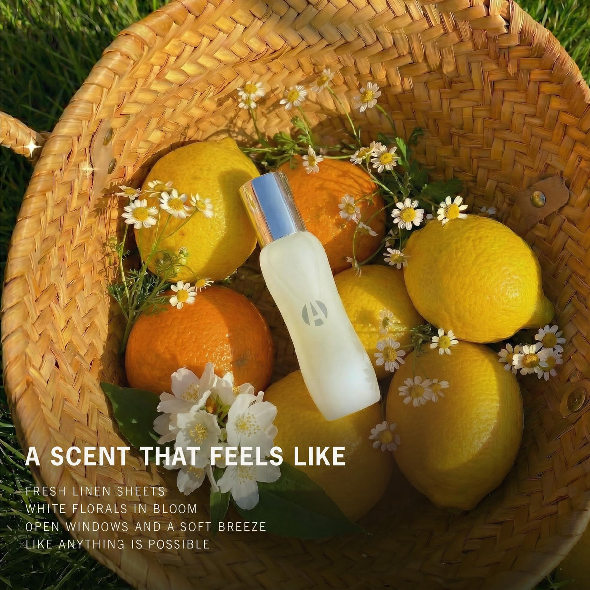 White Floral Perfume Oil Roll On 9ml V837884