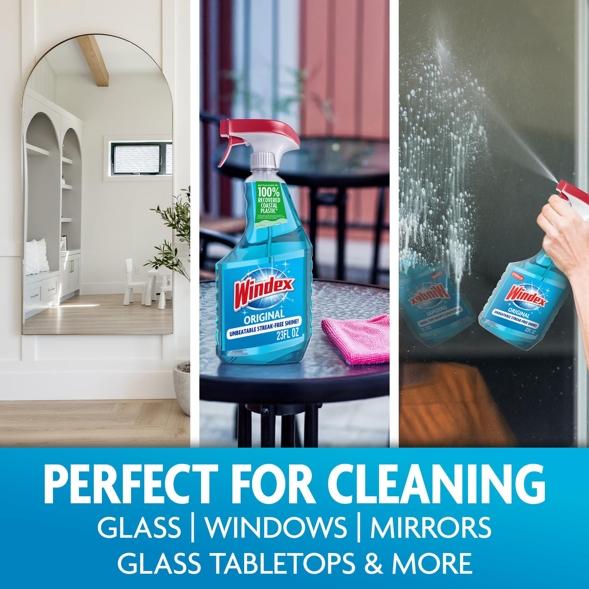 Glass & Window Cleaner Spray Bottle 23 oz M702