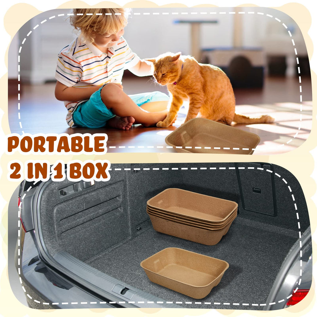 15 Pack Disposable Cat Litter Box Large D71924