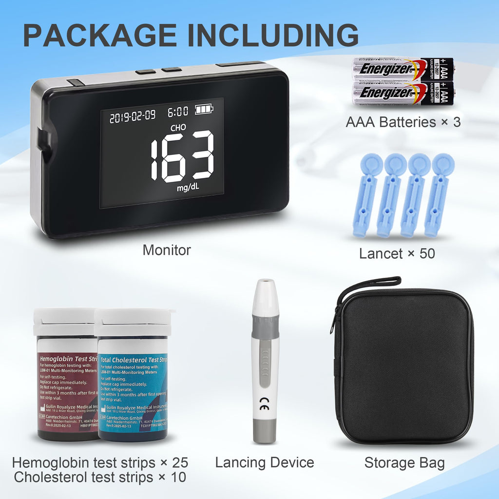 Hemoglobin Test Meter with 25 Test Strips C308