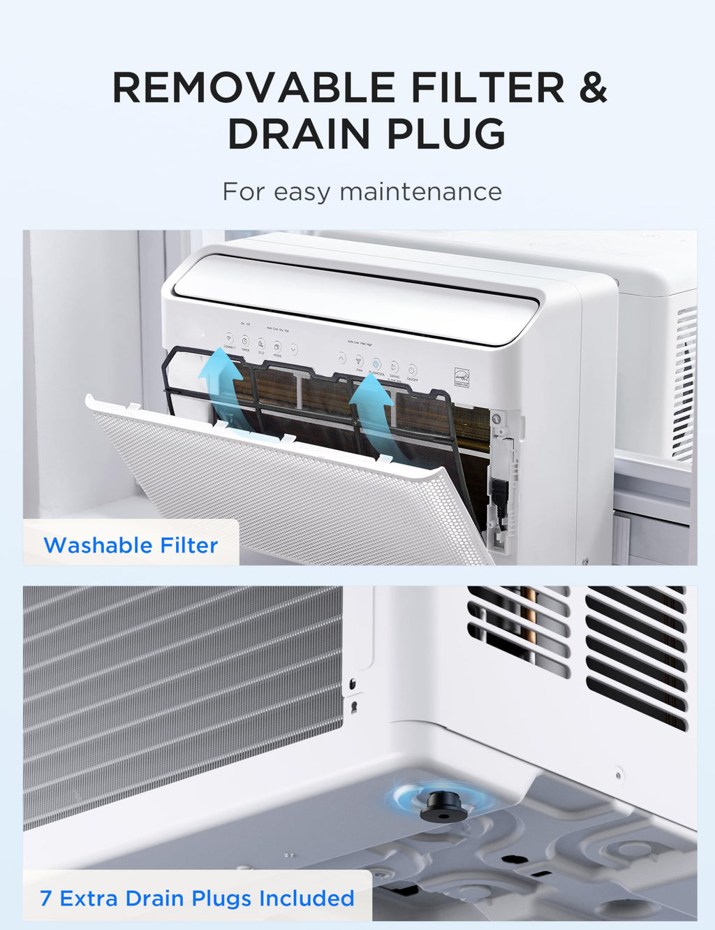 U-Shaped Window Air Conditioner L8148