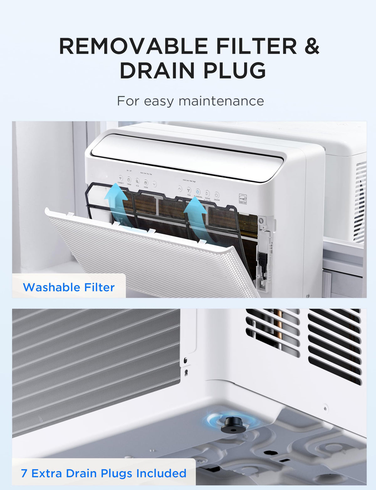 U-Shaped Window Air Conditioner L8148