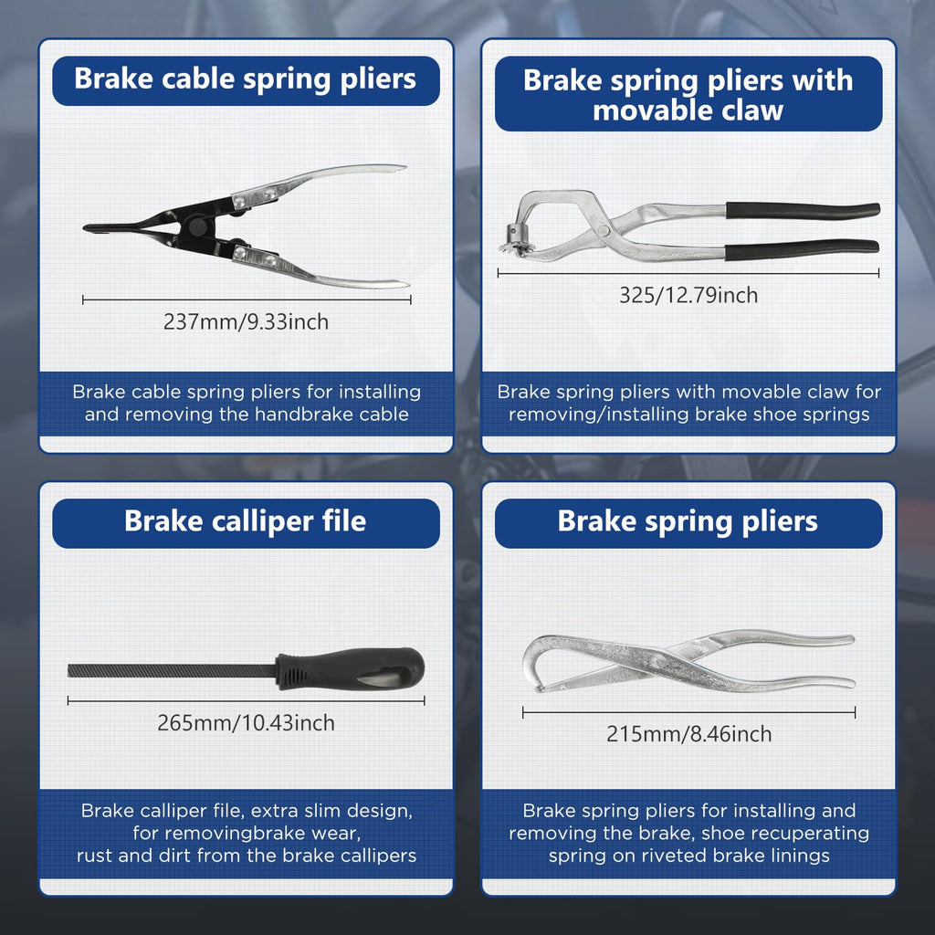 15 Pc Brake Drum Tool Kit C73694