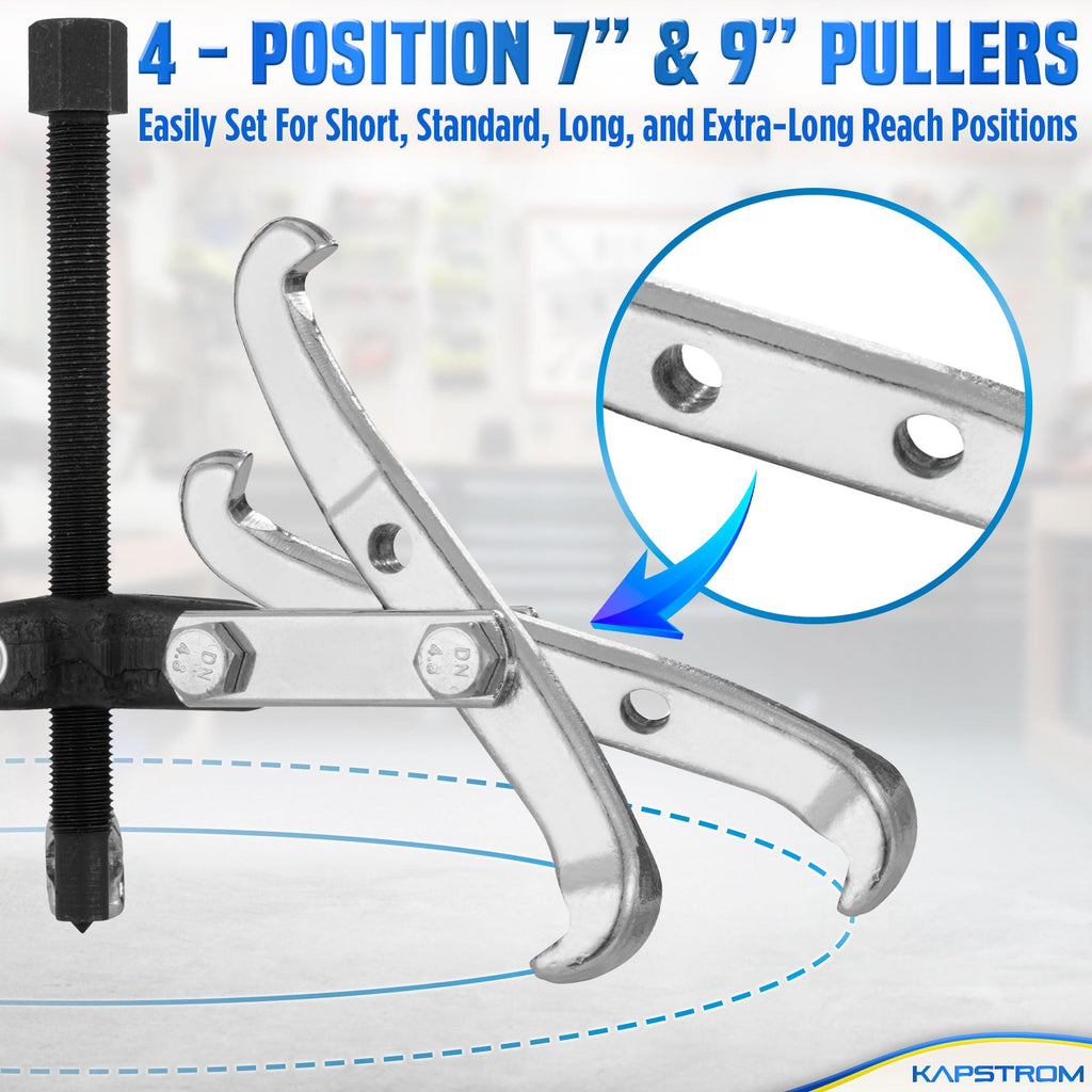3-Jaw Gear Puller CR-V Steel B1923