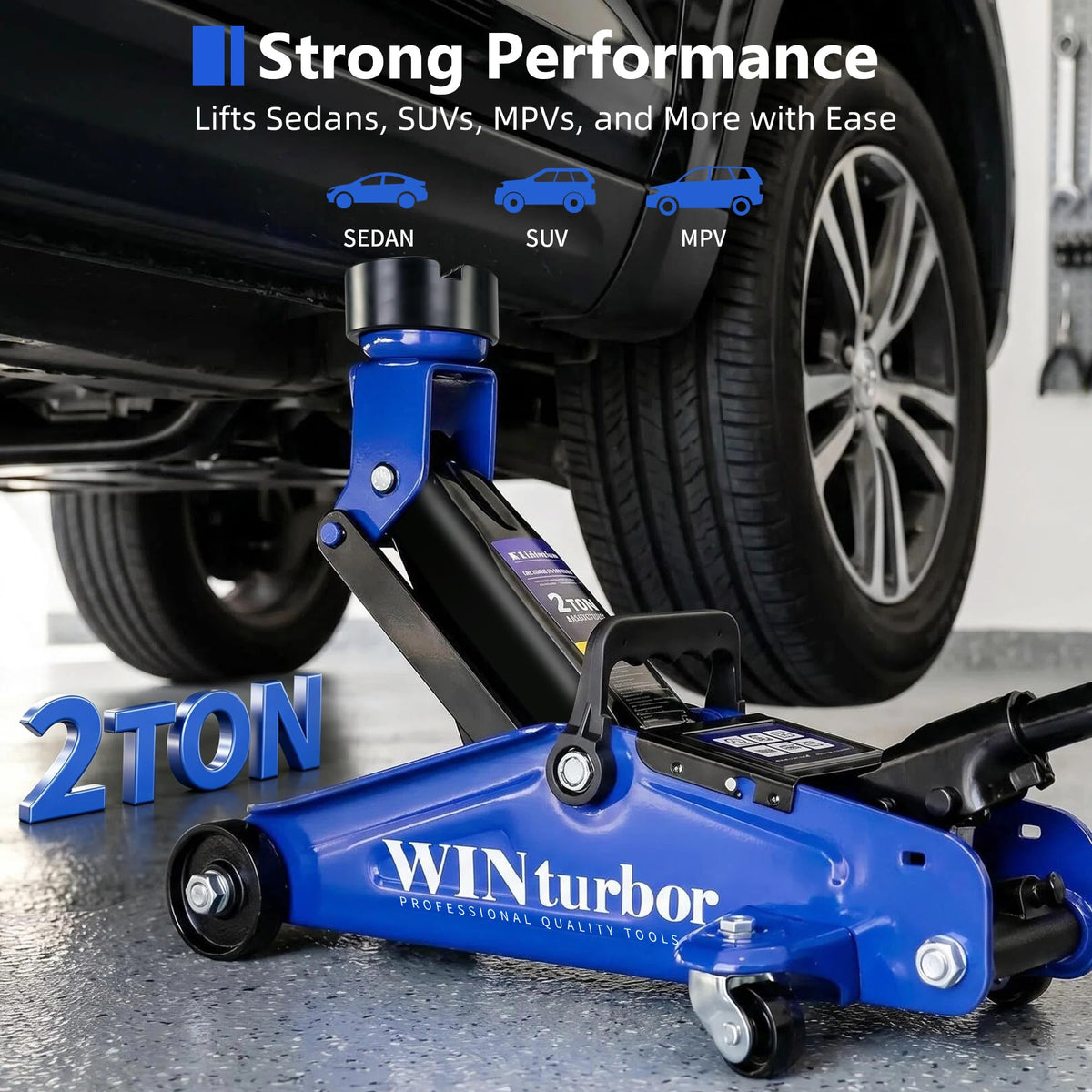 2 Ton Low Profile Hydraulic Floor Jack C970819